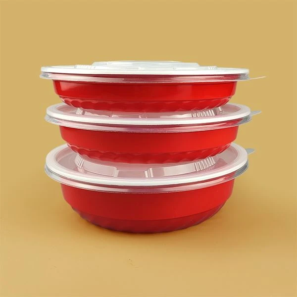 Red And White Disposable Thickened Packaging Box